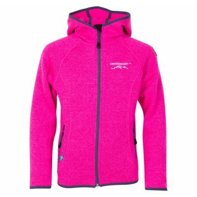 Reykjavik Fleece Jacket Jr, Fresh Pink Melange, 110,  Tröjor