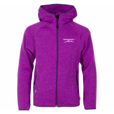 Reykjavik Fleece Jacket Jr, Purple Melange, 80,  Tröjor