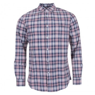 Sailing Check Shirt, Navy, Xl,  Herr