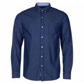 Sailor Denim Shirt, Denim Blue, L, Långärmade Skjortor