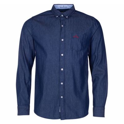 Sailor Denim Shirt, Denim Blue, L,  Långärmade Skjortor