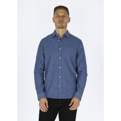 Sailor Shirt Long Sleeve, Denim Blue, 3xl,  Långärmade Skjortor