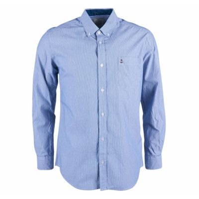 Sailor Striped Shirt, Lt Blue, L,  Skjortor