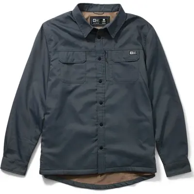 Salty Crew Men's Fathom Ls Tech Shacket Midnight Navy