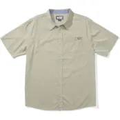 Salty Crew Men's Small Kine Short Sleeve Button Up  Sage