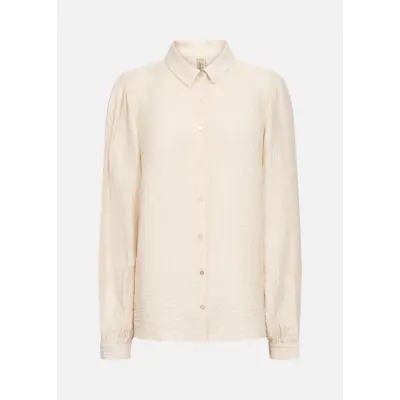 Sc-Iben 2, Cream, M,  Långärmade Skjortor
