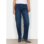 Sc-Kimberly 34-B, Dark Blue Denim, 32, Vardagsbyxor