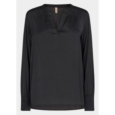Sc-Pamela 45, Black, L,  Långärmade Skjortor