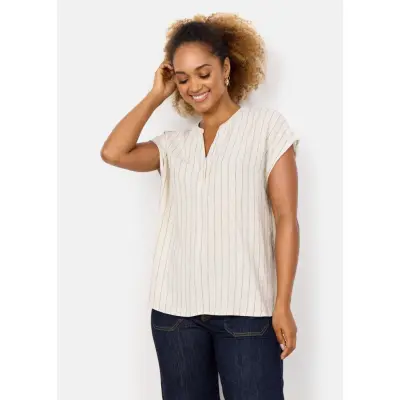 Sc-Poula 1, Cream Combi, 2xl,  Kortärmade Skjortor