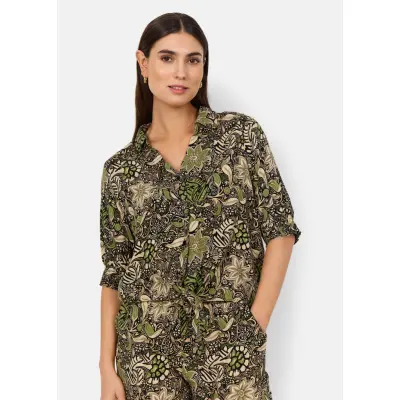 Sc-Rosine 4, Calliste Green Combi, Xl,  Kortärmade Skjortor