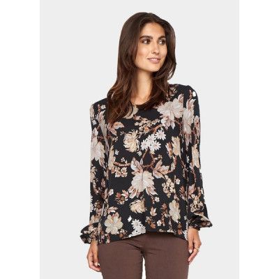 Sc-Tiara 1, Black Combi, M,  Skjortor