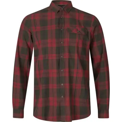 Seeland Highseat Shirt Red Forest Check
