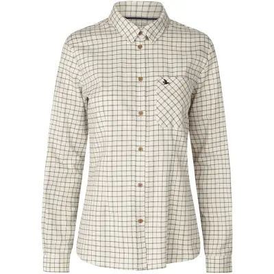 Seeland Kerry Skytteskjorta Estate Blue/Pine Green Check