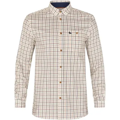 Seeland Oxford Skytteskjorta Classic Blue/Merlot Check