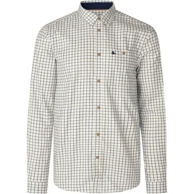 Seeland Oxford Skytteskjorta Dark Sapphire Check