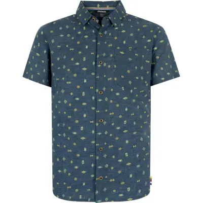 Sherpa Men's Bhutan Geo Short Sleeve skjorta