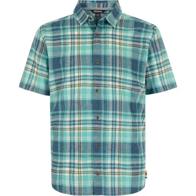 Sherpa Men's Hosh Plaid Short Sleeve skjorta