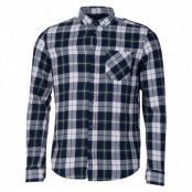 shirt - arvid ls bd check, deep fores, m, solid