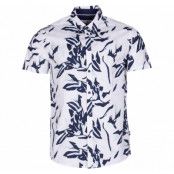 Shirt - Banks Bu Flower, White, L,  Solid