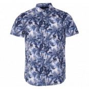 Shirt - Bill Bd Aop Palm, Insignia B, L, Solid