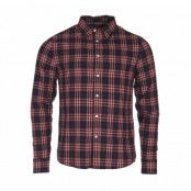 Shirt Check, Red, L,  Långärmade Skjortor