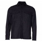 Shirt - Fang Ls Overshirt, Dar Grey M, Xs,  Solid