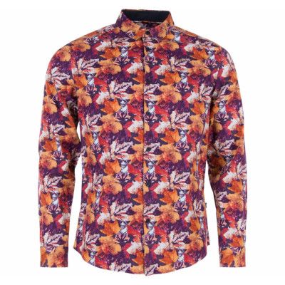 Shirt - Joss, Bone Brown, S,  Solid