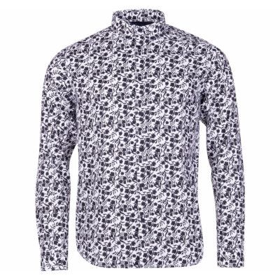 Shirt - Juan Flower 2, Off White, Xs,  Solid