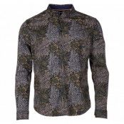 Shirt - Juan Flower Ls, Vetiver, Xl, Solid
