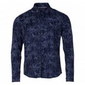 Shirt - Juan Line Flower Ls, Insignia B, Xs, Solid