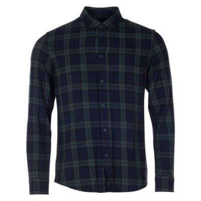 Shirt - Juan Ls Bd Check, Deep Fores, Xxl,  Solid