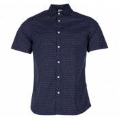 Shirt - Karlos S/S, Peacoat, M, Tailored