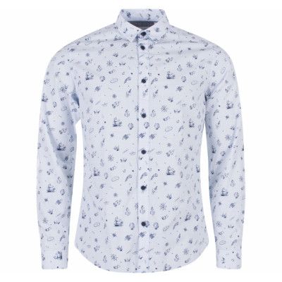 Shirt - Mace, White, Xs,  Solid