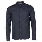 Shirt - New London, Black Mel, Xxxl, Tailored