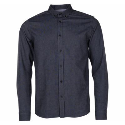 Shirt - New London, Black Mel, Xxxl,  Tailored