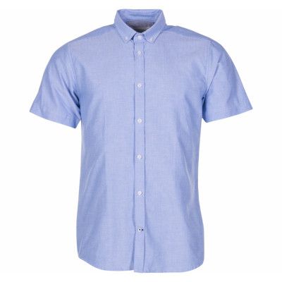 Shirt - New London, Sky Blue, S,  Kortärmade Skjortor