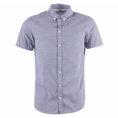 Shirt - Romeford, Navy, L,  Tailored