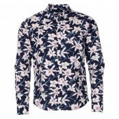 Shirt - Tyler Ls Bu Flower, Black, L, Solid