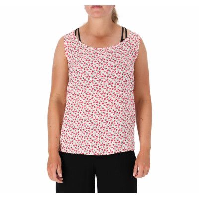 Tp Robina Tank Top, Offwhite Flower, M,  Kortärmade Skjortor