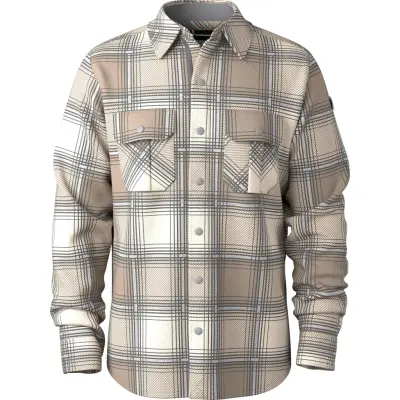 Smartwool Men's Anchor Line Shirt Jacket Almond Plaid