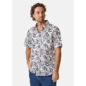 SV Miami shirt, White flower, M,  Kortärmade skjortor