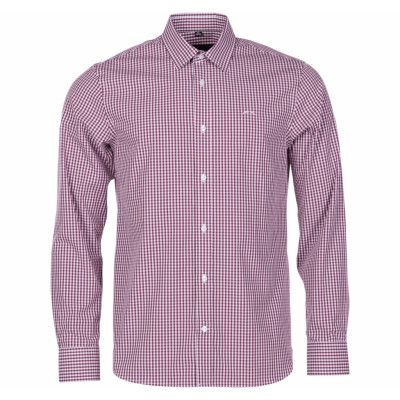 Tailored Shirt L/S, Red Check, S,  Vandringsskjortor