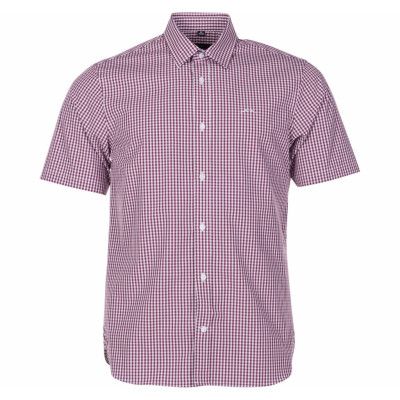 Tailored Shirt S/S, Red Check, 4xl,  Vandringsskjortor