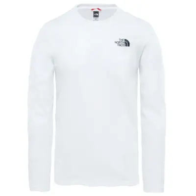 The North Face M L/S Easy Tee Hvit