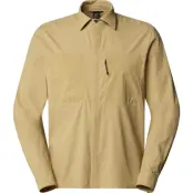 The North Face Men's Lightrange Long Sleeve Shirt Khaki Stone