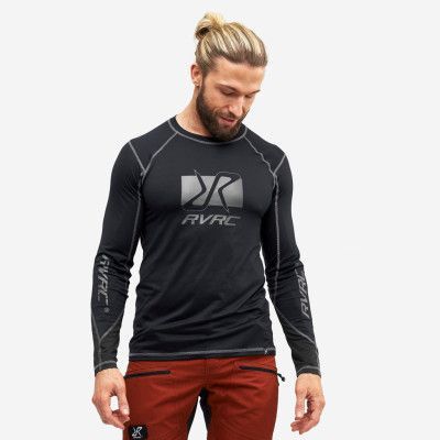 Trail Long Sleeve Tee - Herr - Black, Storlek:XL - Herr>Tröjor>Skjortor&Långärmade Tröjor