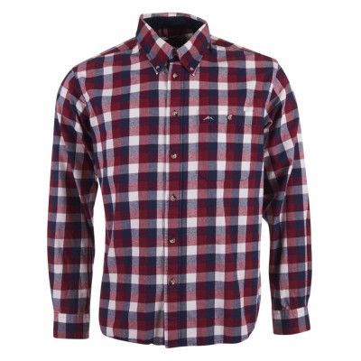 Trekking Shirt L/S, Red, 3xl,  Skjortor