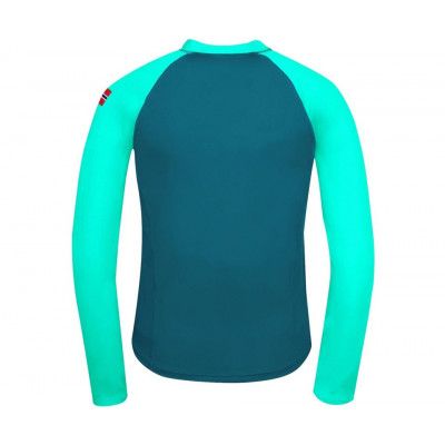 TROLLKIDS Kvalvika Shirt Kids Dark Mint/Petrol