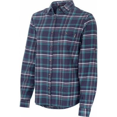 Urberg Women's Trollstein LS Flannel Shirt Blue Nights