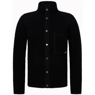 Varg M Gotland Wool Overshirt Black Granite